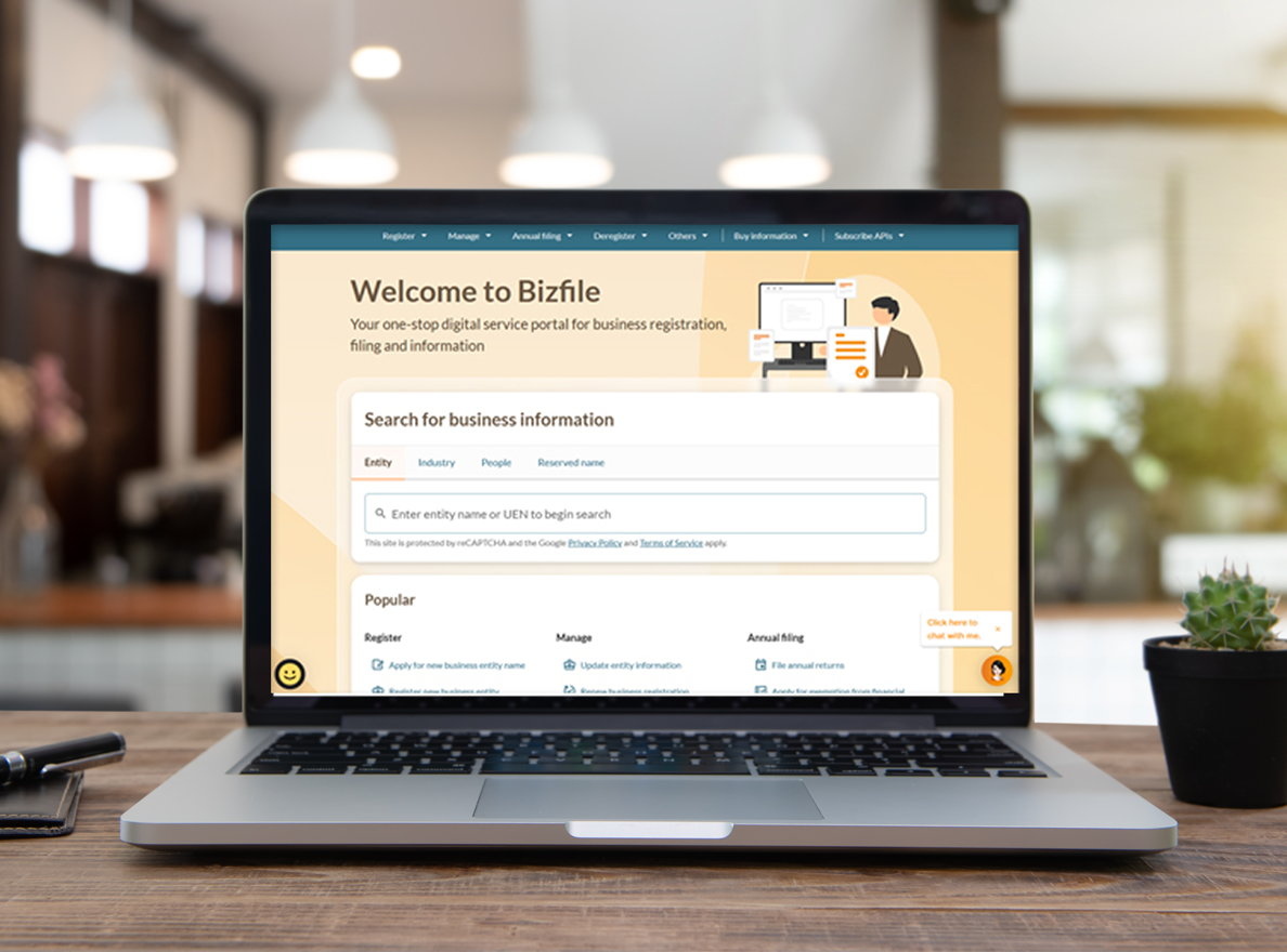 Company’s BizFile from ACRA